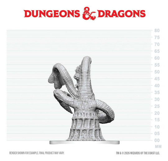 Dungeons & Dragons Nolzur's Marvelous Miniatures Unpainted Miniature Yithian 14 cm