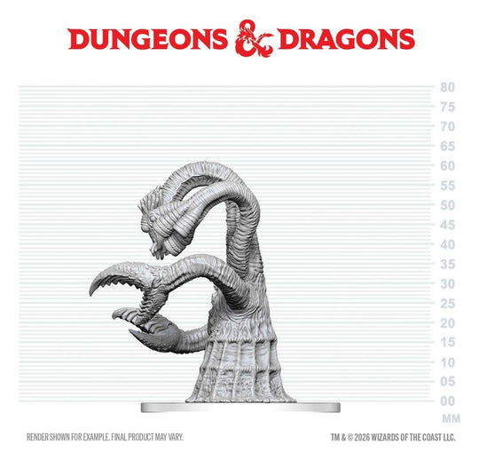 Dungeons & Dragons Nolzur's Marvelous Miniatures Unpainted Miniature Yithian 14 cm