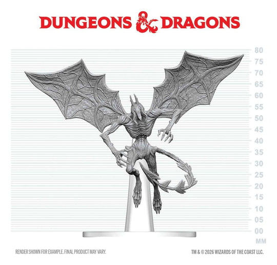 Dungeons & Dragons Nolzur's Marvelous Miniatures Unpainted Miniature Nightgaunt 17 cm