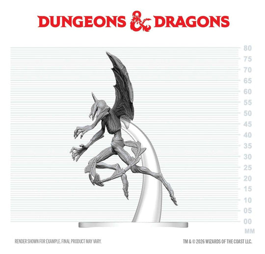 Dungeons & Dragons Nolzur's Marvelous Miniatures Unpainted Miniature Nightgaunt 17 cm