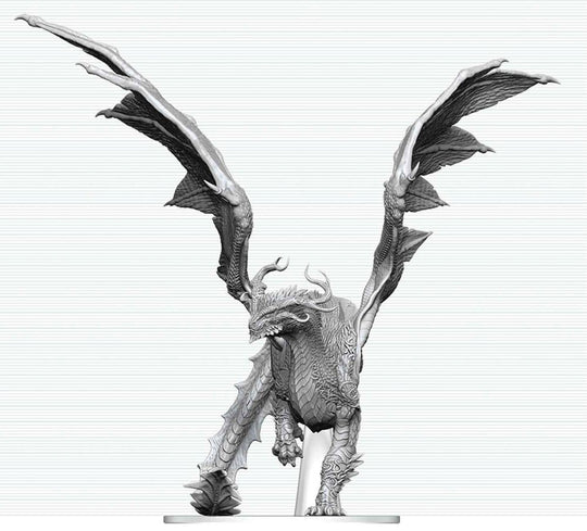 Dungeons & Dragons Nolzur's Marvelous Miniatures Unpainted Miniature Adult Spirit Dragon 24 cm