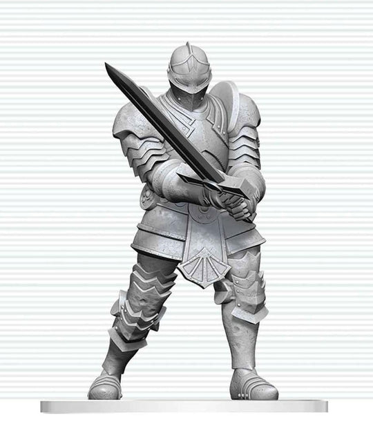 Dungeons & Dragons Nolzur's Marvelous Miniatures Unpainted Miniature Red Knight Guardian Golem 14 cm
