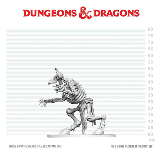 Dungeons & Dragons Nolzur's Marvelous Miniatures Unpainted Miniature Minotaur Skeleton 17 cm