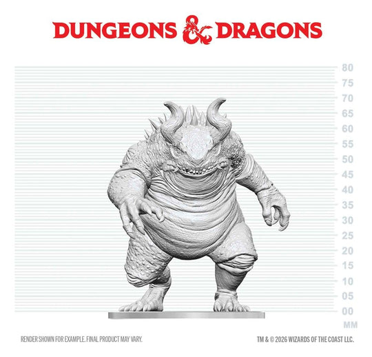 Dungeons & Dragons Nolzur's Marvelous Miniatures Unpainted Miniature Hezrou 17 cm