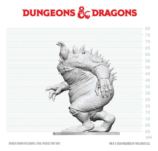 Dungeons & Dragons Nolzur's Marvelous Miniatures Unpainted Miniature Hezrou 17 cm