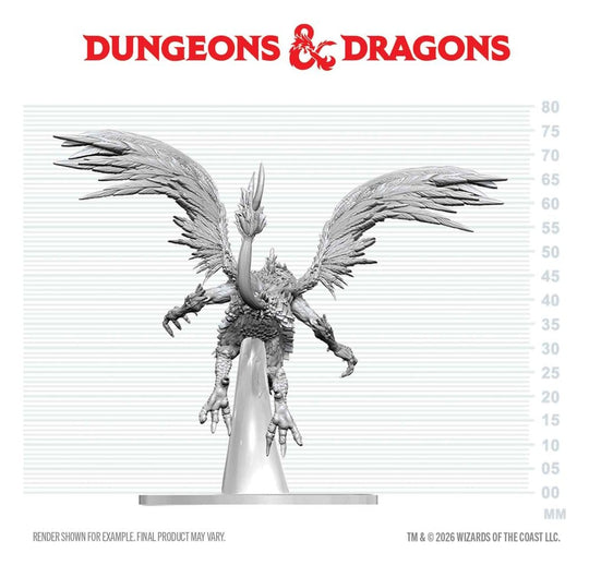 Dungeons & Dragons Nolzur's Marvelous Miniatures Unpainted Miniature Vrock 17 cm