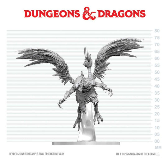 Dungeons & Dragons Nolzur's Marvelous Miniatures Unpainted Miniature Vrock 17 cm