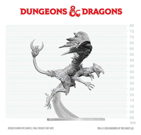 Dungeons & Dragons Nolzur's Marvelous Miniatures Unpainted Miniature Vrock 17 cm