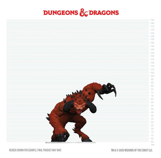D&D Icons of the Realms Boxed prepainted Miniatures Goristro 15 cm