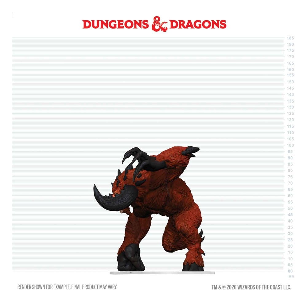 D&D Icons of the Realms Boxed prepainted Miniatures Goristro 15 cm