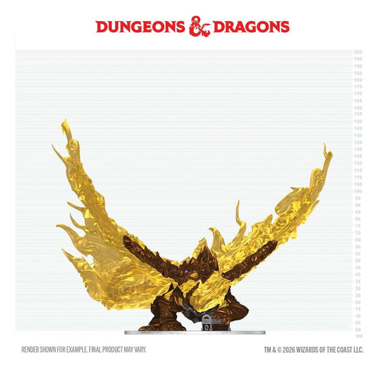 D&D Icons of the Realms Boxed prepainted Miniatures Hollow Dragon 18 cm
