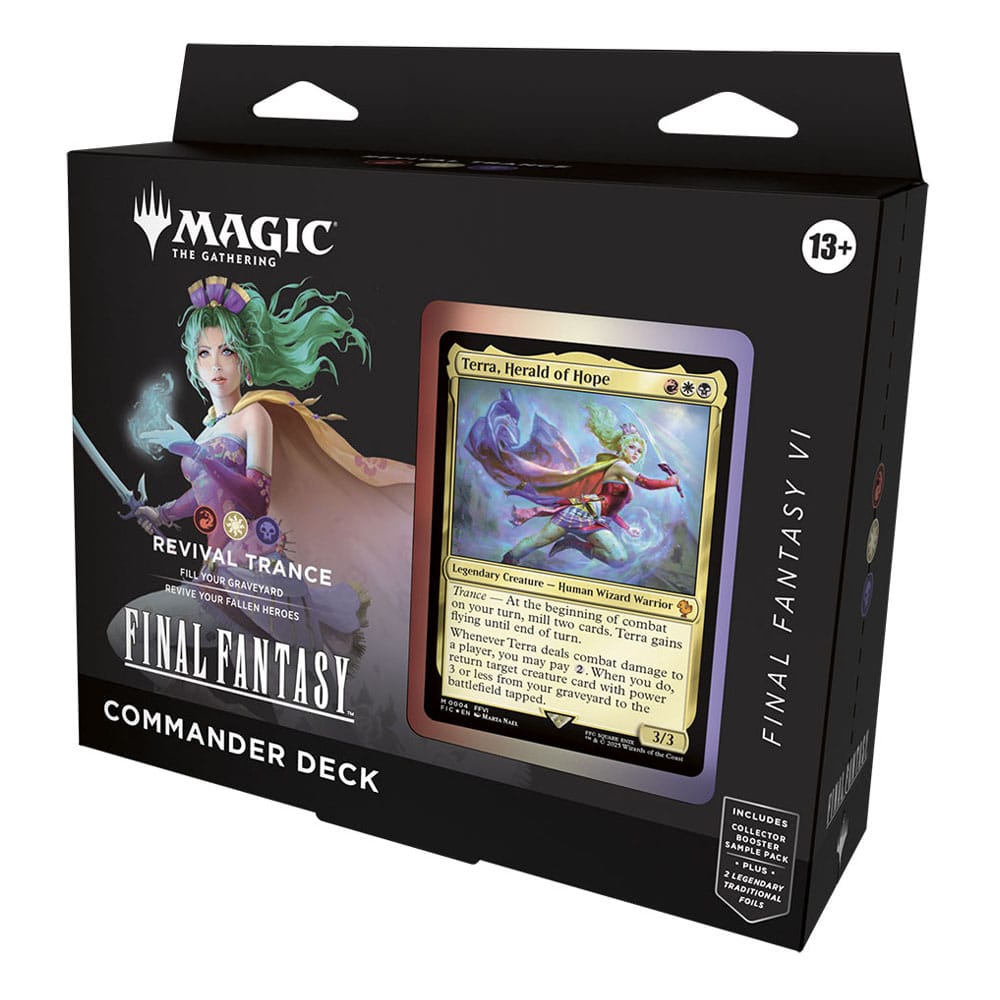 FINAL FANTASY COMMANDER DECK 4デッキセット 英語版 Magic the Gathering Final Fantasy Commander Decks Display (4