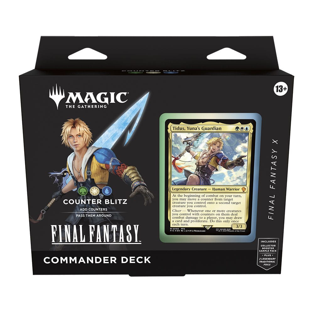 Magic the Gathering Final Fantasy Commander Decks Display (4