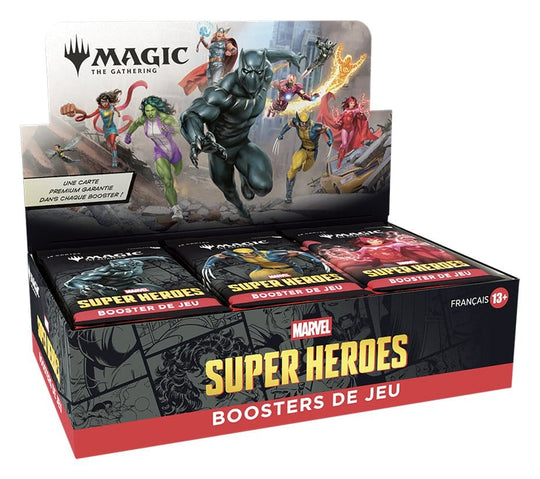 Magic the Gathering Marvel Super Heroes Play Booster Display (30) french