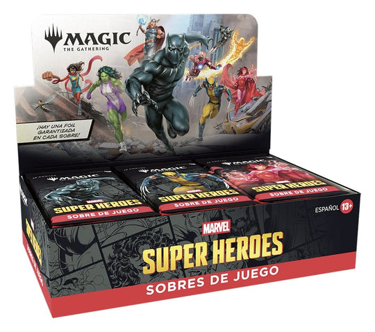 Magic the Gathering Marvel Super Heroes Play Booster Display (30) spanish