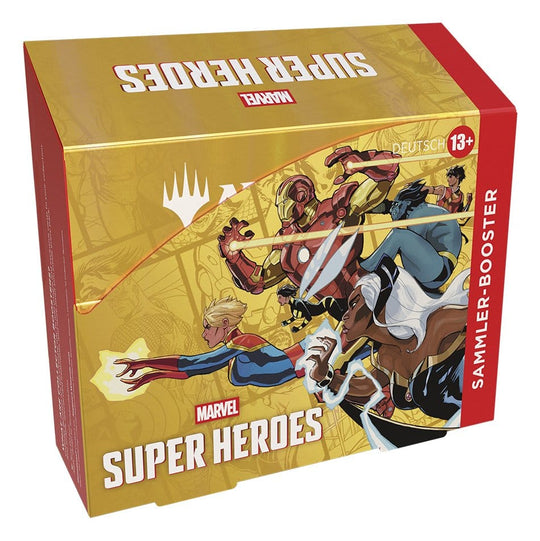 Magic the Gathering Marvel Super Heroes Collector Booster Display (12) german