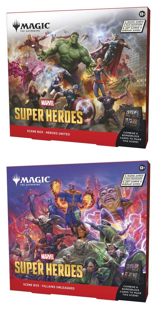 Magic the Gathering Marvel Super Heroes Scene Box english