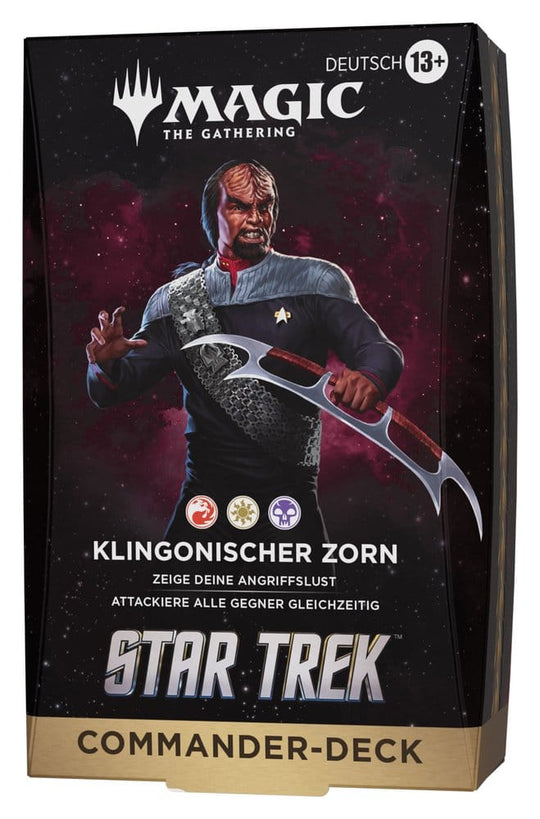 Magic the Gathering Star Trek Commander Decks Case (4) german