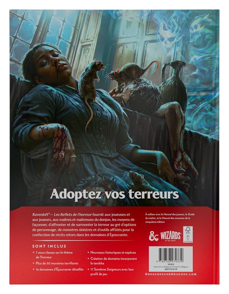 Dungeons & Dragons RPG Ravenloft: Les Reflets de l'Horreur Book *French Version*