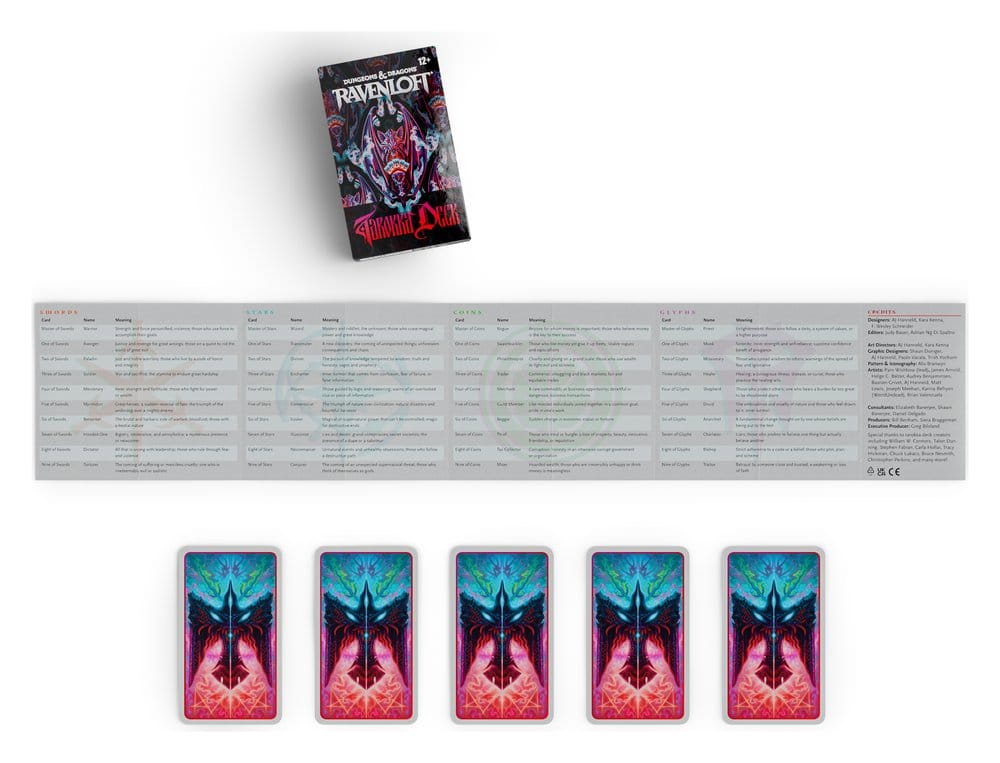 Dungeons & Dragons RPG Ravenloft: The Horrors Within Tarokka Deck *English Version*