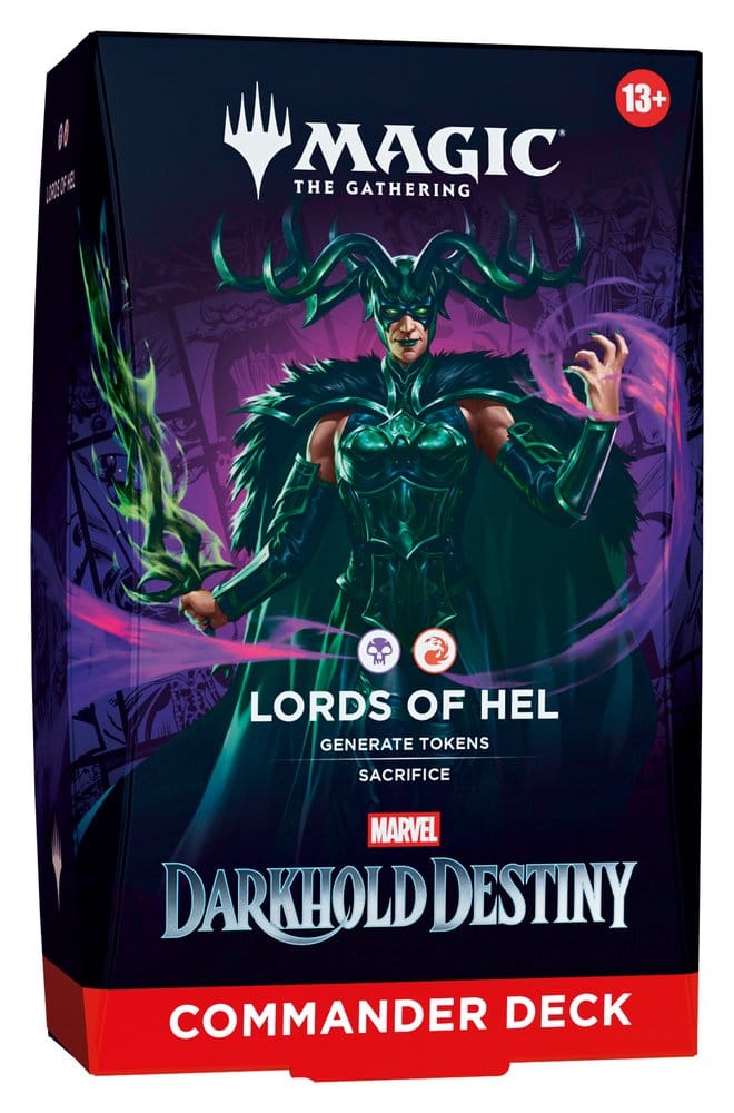 Magic the Gathering Marvel: Darkhold Destiny Commander Decks Case (4) english