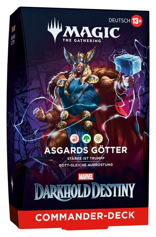 Magic the Gathering Marvel: Darkhold Destiny Commander Decks Case (4) german