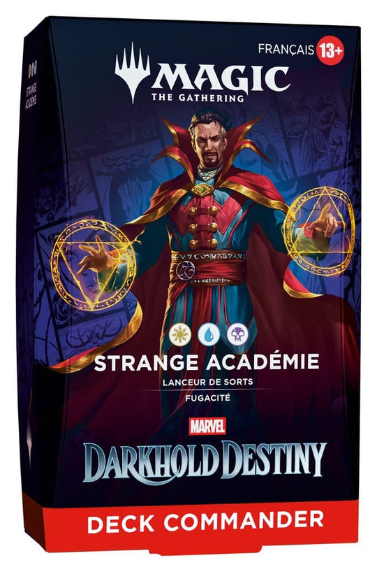Magic the Gathering Marvel: Darkhold Destiny Commander Decks Case (4) french