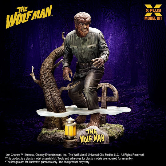 The Wolf Man Plastic Model Kit 1/8 Lon Chaney Jr. as Wolf Man 22 cm (Reproduction)