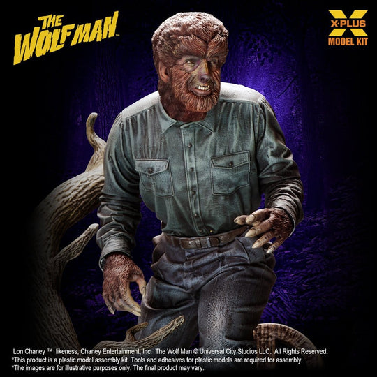 The Wolf Man Plastic Model Kit 1/8 Lon Chaney Jr. as Wolf Man 22 cm (Reproduction)