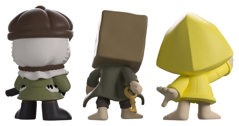 Little Nightmares II Minitooz 3-Pack Mono, Six & Hunter 7 cm