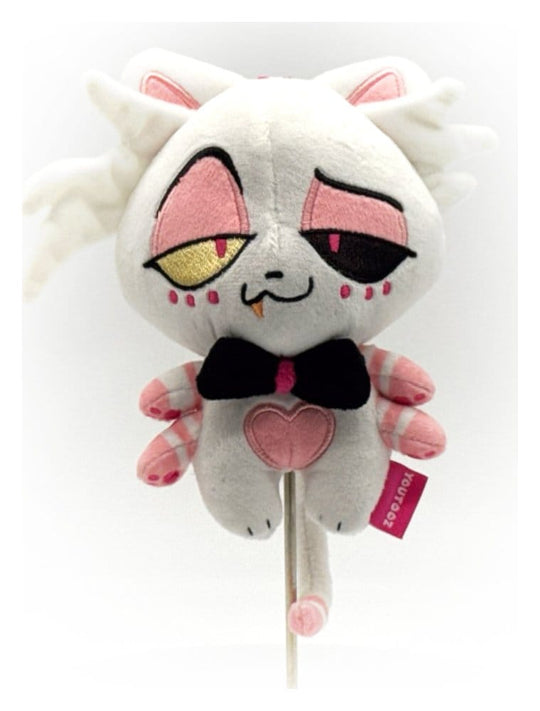 Hazbin Hotel Keychain Plush Angel Dust Kitty 13 cm
