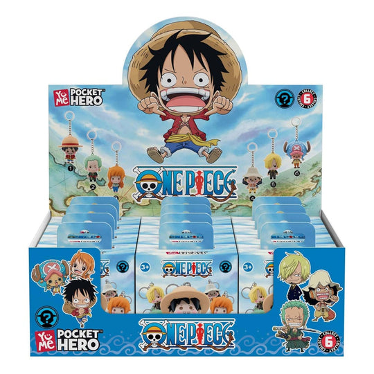 One Piece Pocket Hero Keychain Series 2 Display (12)
