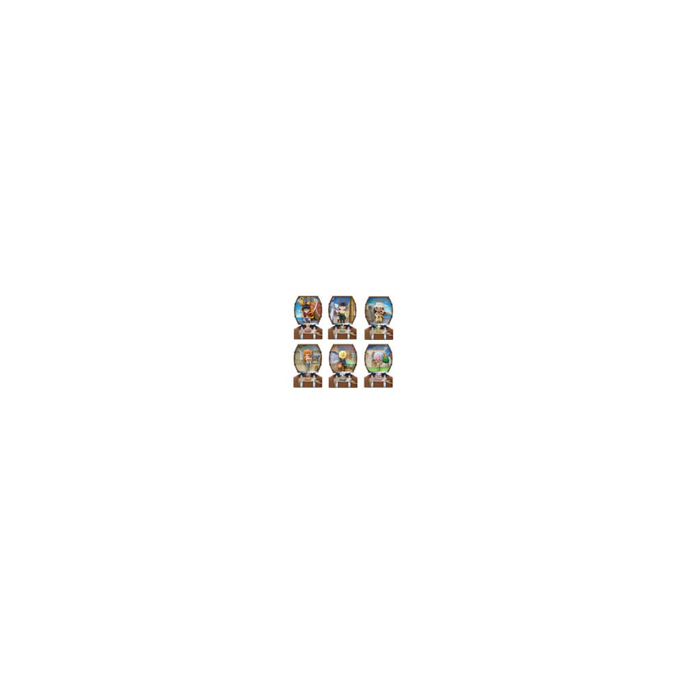 One Piece Barrel Capsule Mini Figures 9 cm Blind Box Display (6)