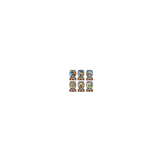 One Piece Barrel Capsule Mini Figures 9 cm Blind Box Display (6)