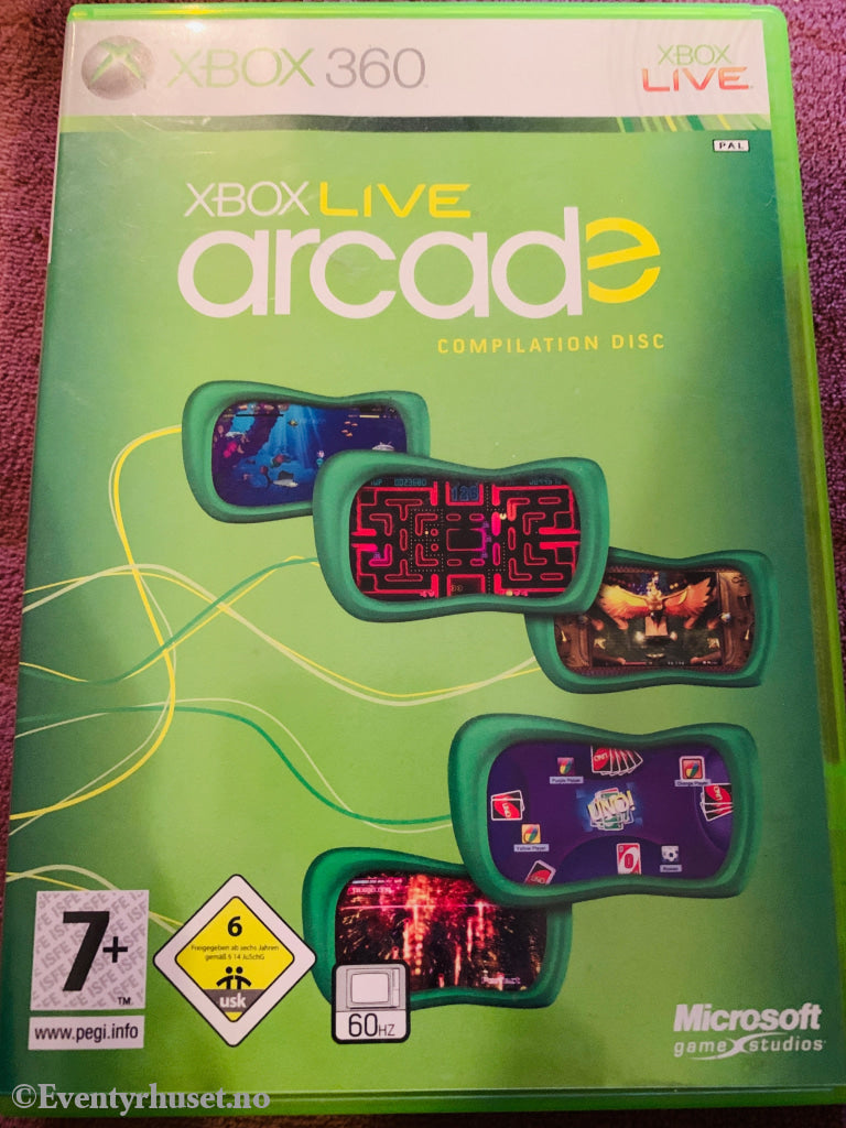 Xbox Live Arcade Compilation Disc, 2004. Xbox-360-spill.