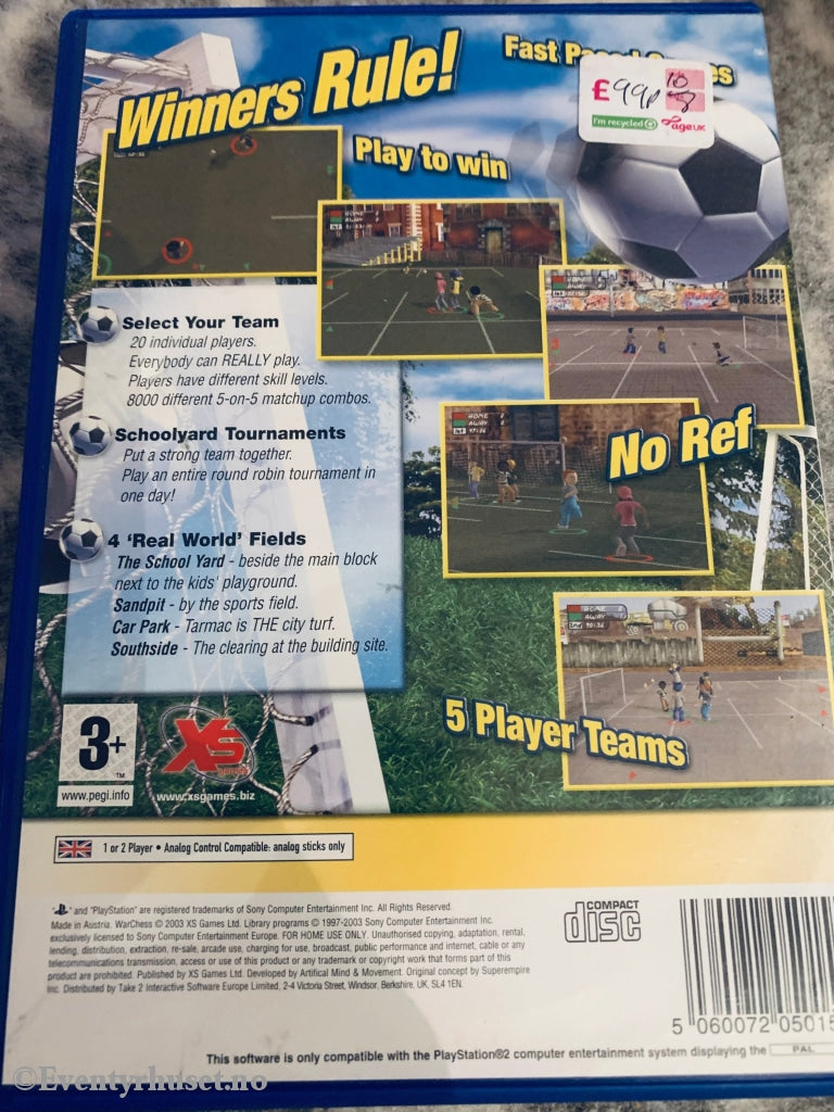 XS Junior League Soccer sur PlayStation 2