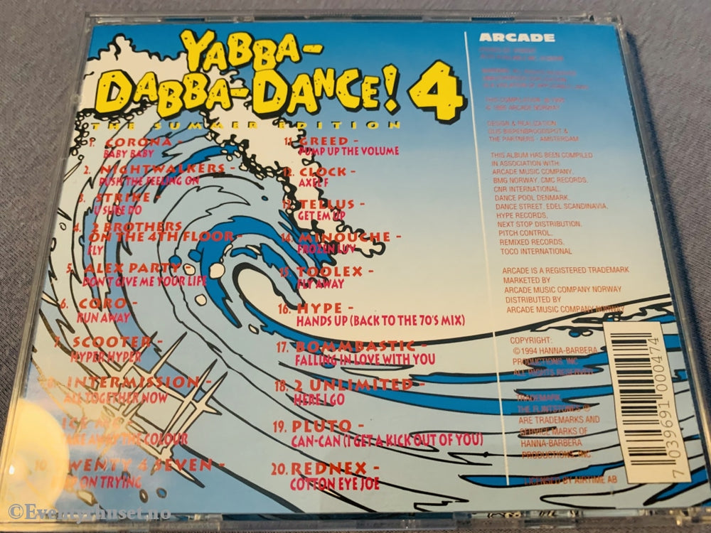 Yabba-Dabba-Dance 4! 1994. Cd. Cd