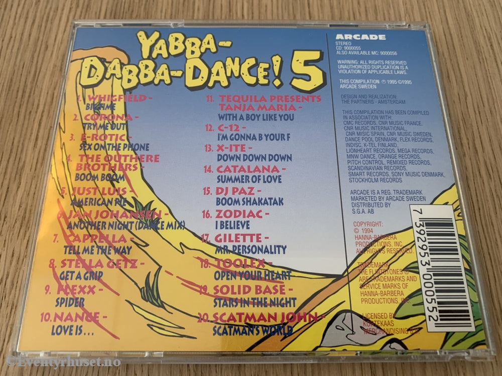 Yabba-Dabba-Dance! 1994. Cd. Cd