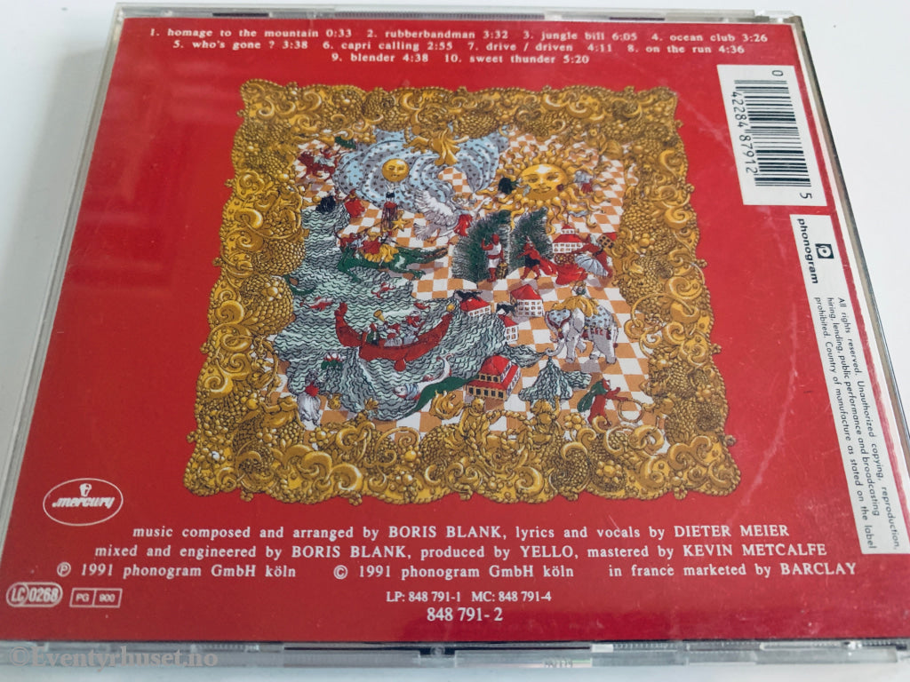 Yello 1991. Baby. CD