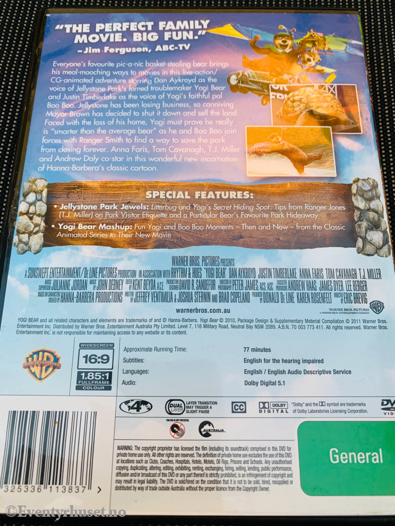 Yogi Bear. 2010. DVD. DVD