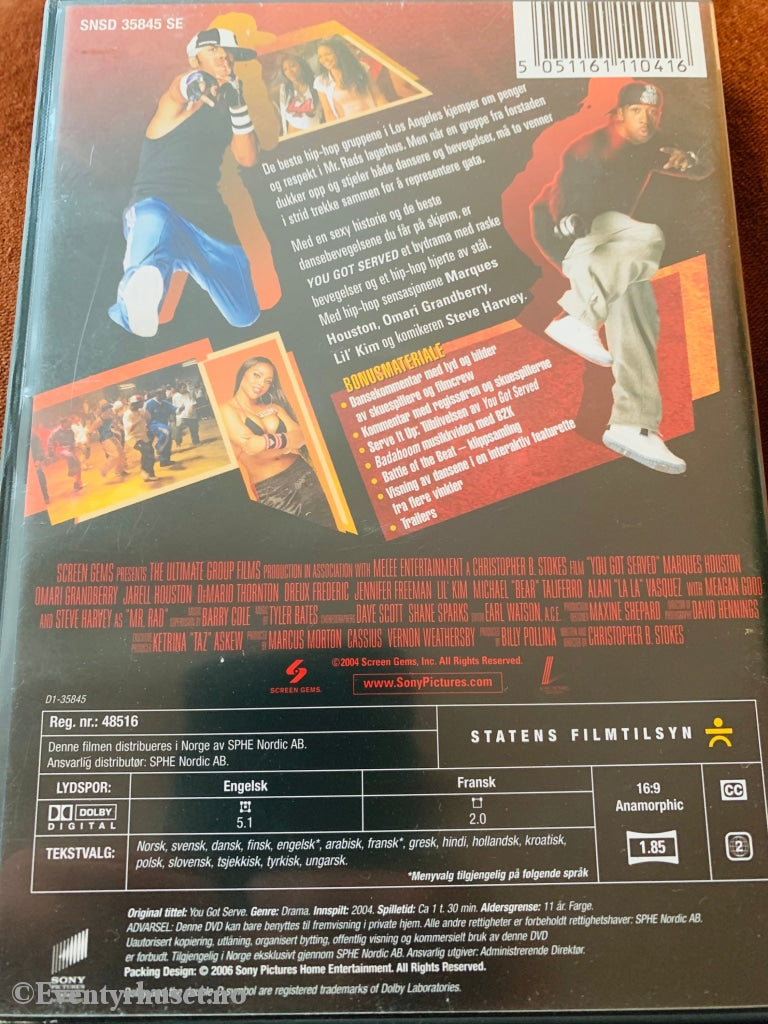 You Got Served. Dvd. Dvd