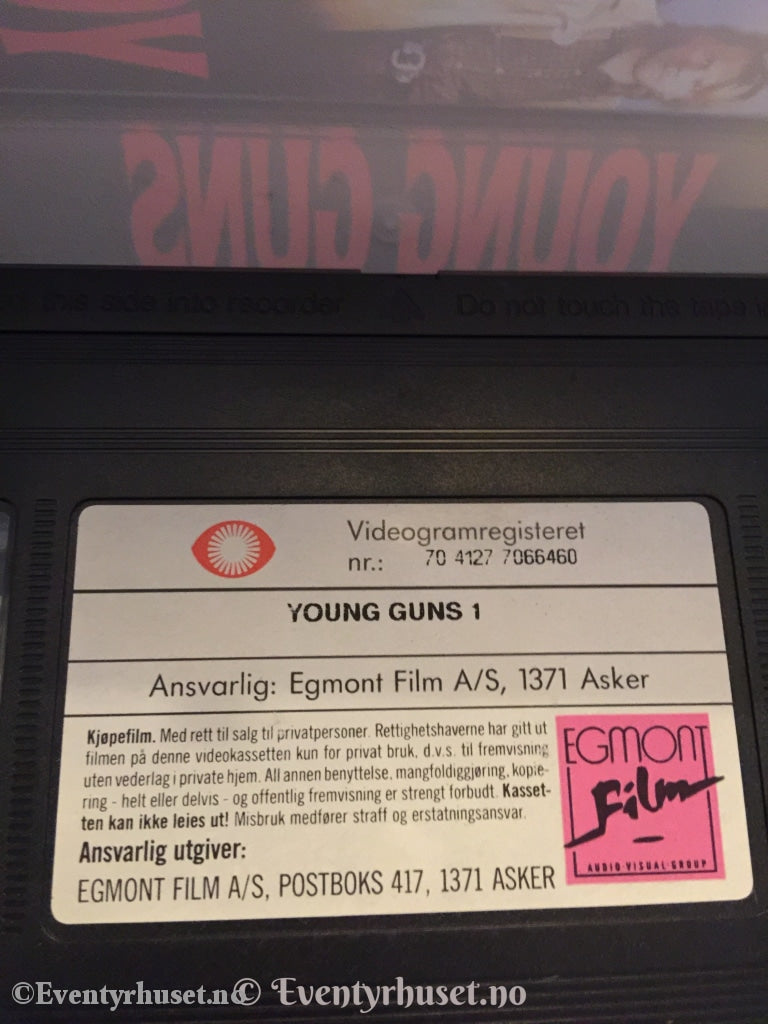Young Guns. 1975. Vhs. Vhs