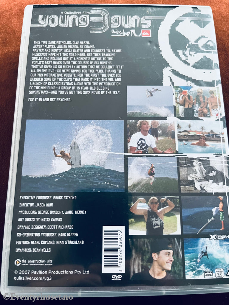 Young Guns. A Quiksilver Film. 2007. Dvd. Dvd