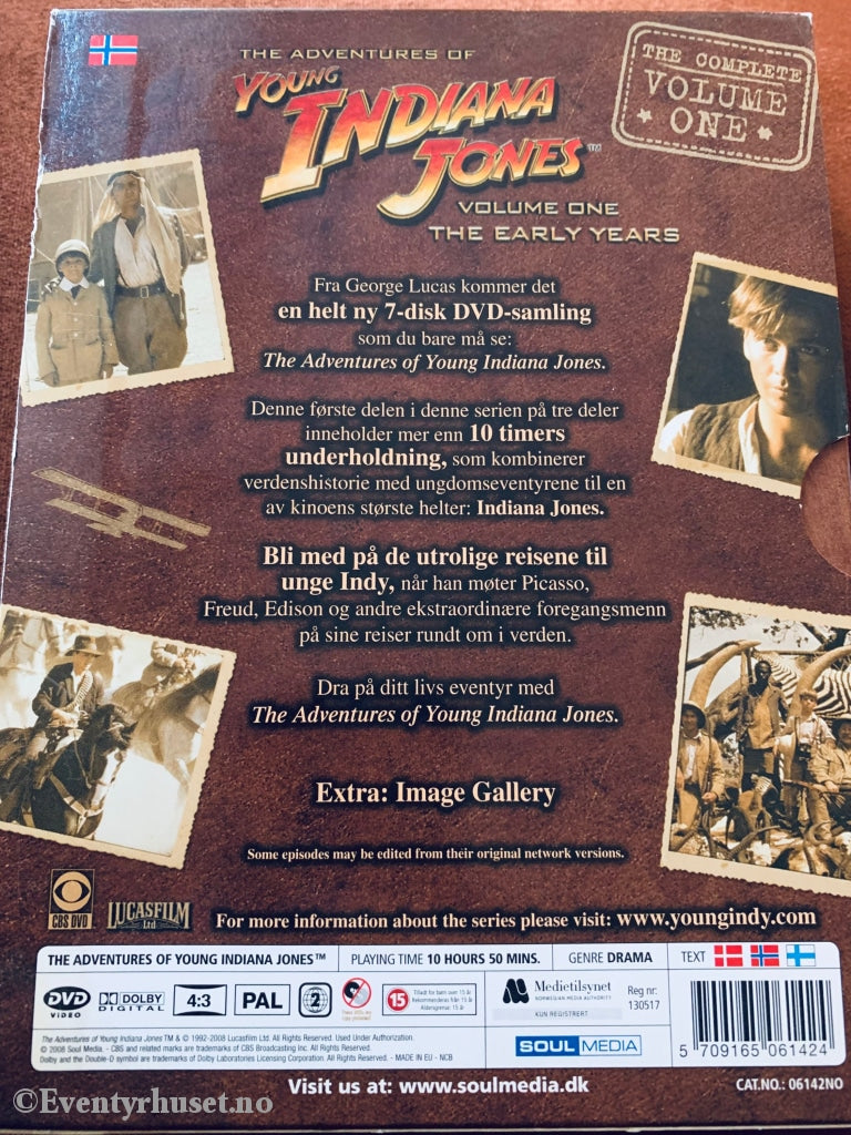 Young Indiana Jones. Vol. 1. Dvd Samleboks.