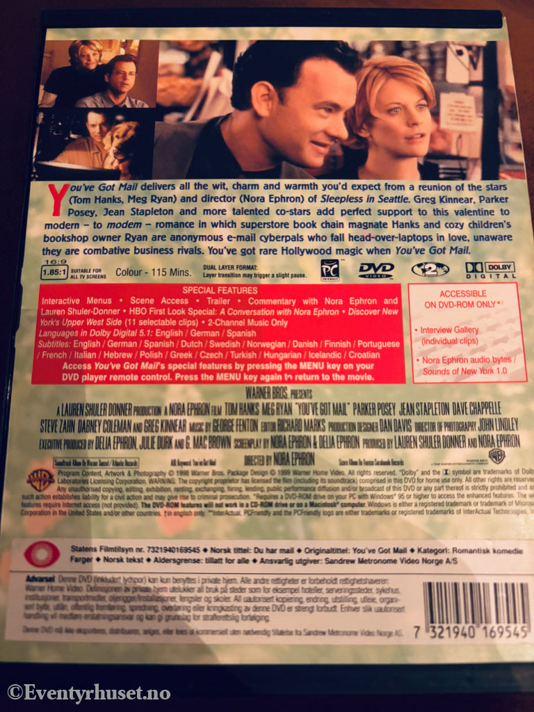 You've Got Mail. DVD snapcase.