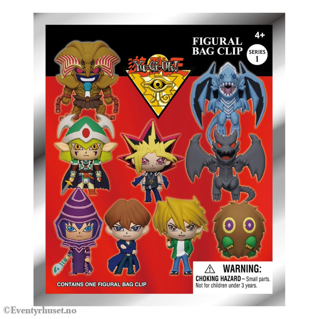 Yu-Gi-Oh 3D PVC Bag Clips Series 1 Display (24) Fashion & Accessories