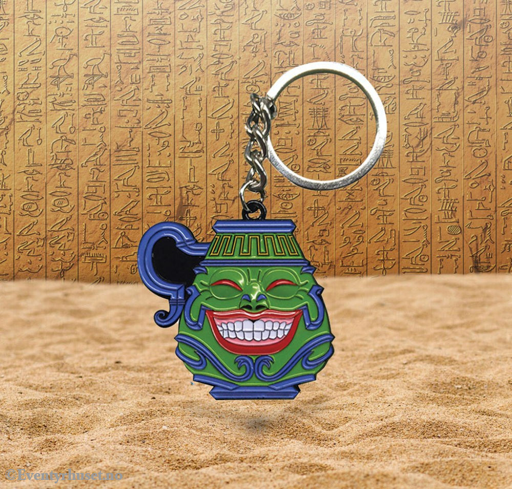 Yu-Gi-Oh! Metal Keychain Pot of Greed Limited Edition Fashion & Accessories