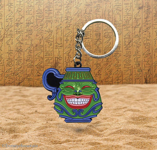 Yu-Gi-Oh! Metal Keychain Pot of Greed Limited Edition Fashion & Accessories