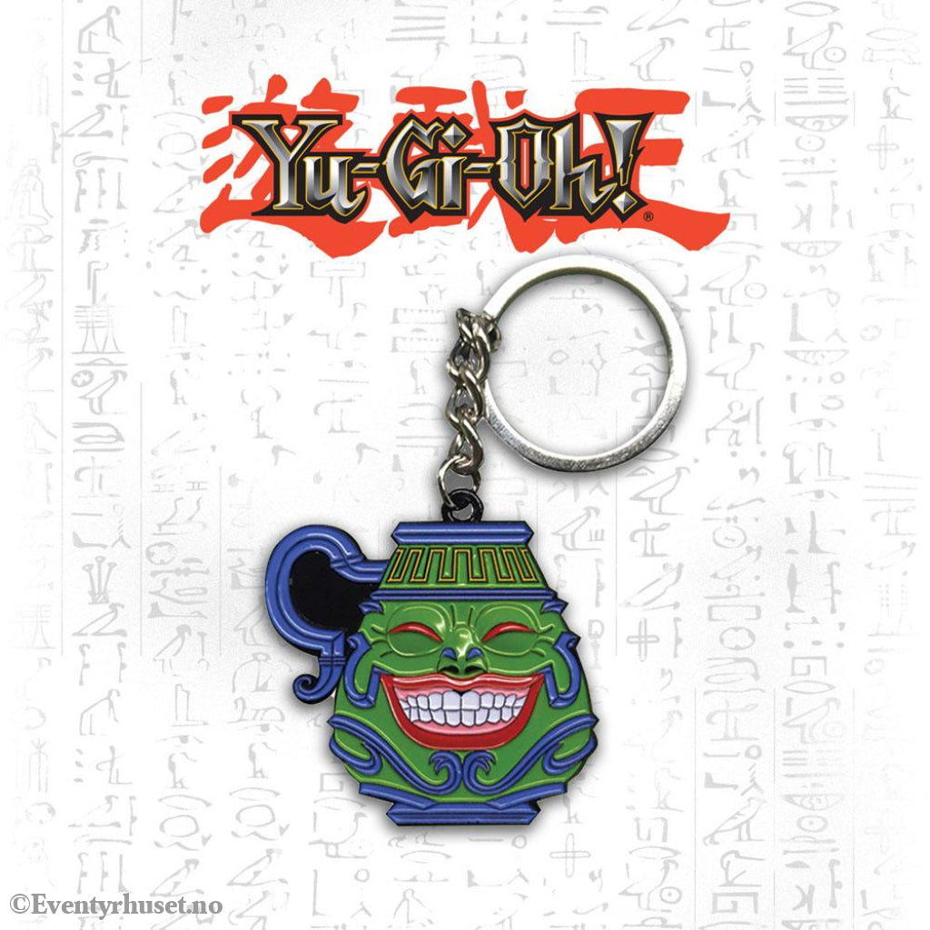 Yu-Gi-Oh! Metal Keychain Pot of Greed Limited Edition Fashion & Accessories