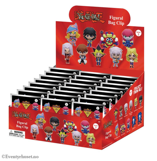 Yu-Gi-Oh PVC Bag Clips Series 2 Display (24) Fashion & Accessories